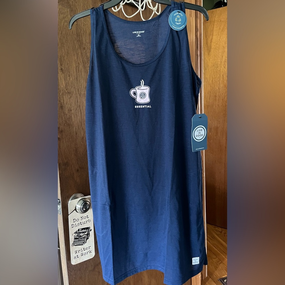 NWT Life is Good Sleeveless Sleep Shirt